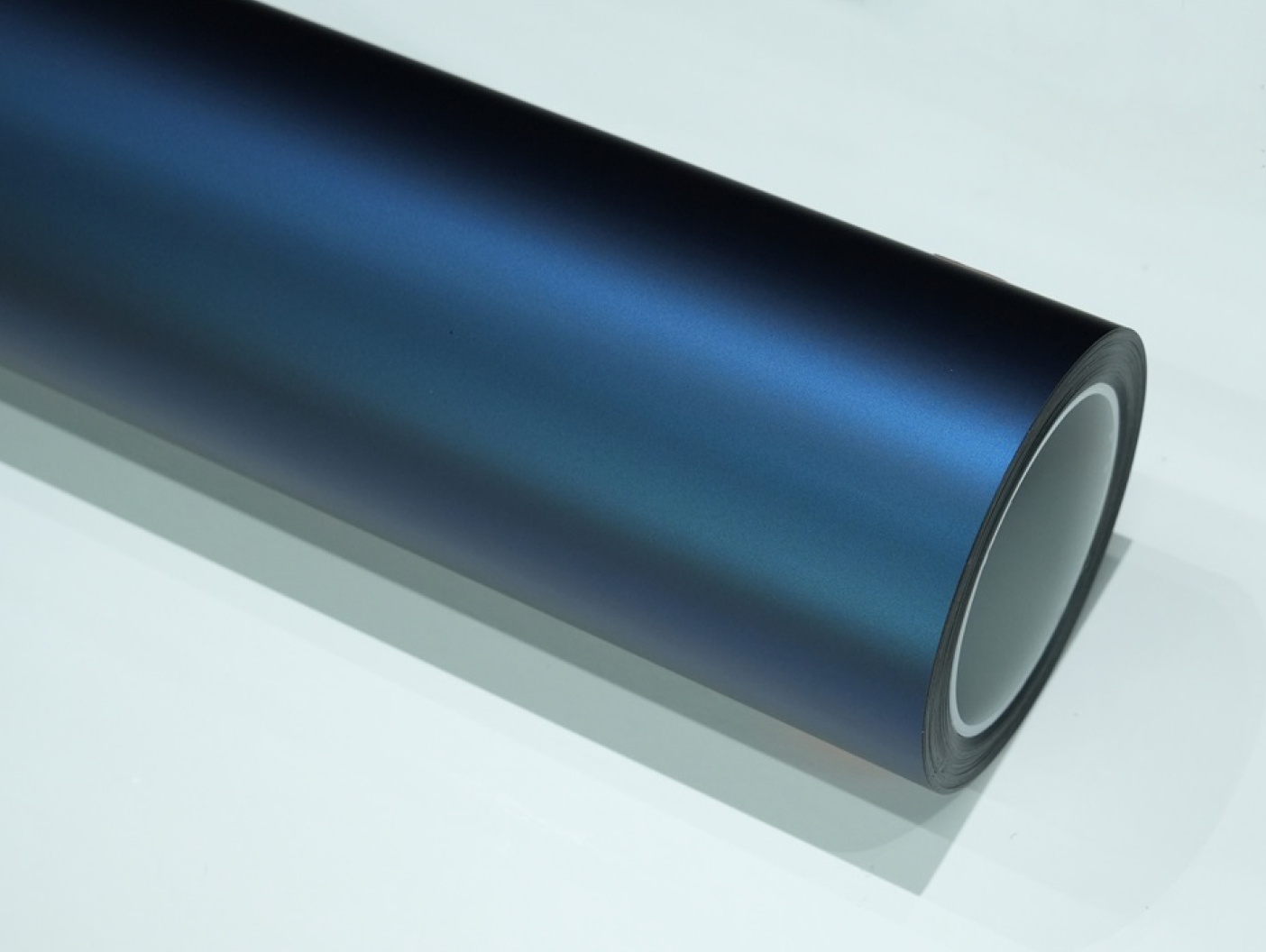 Matte Magic Flame Dark Blue Car Wrap | Vinyl & TPU Film
