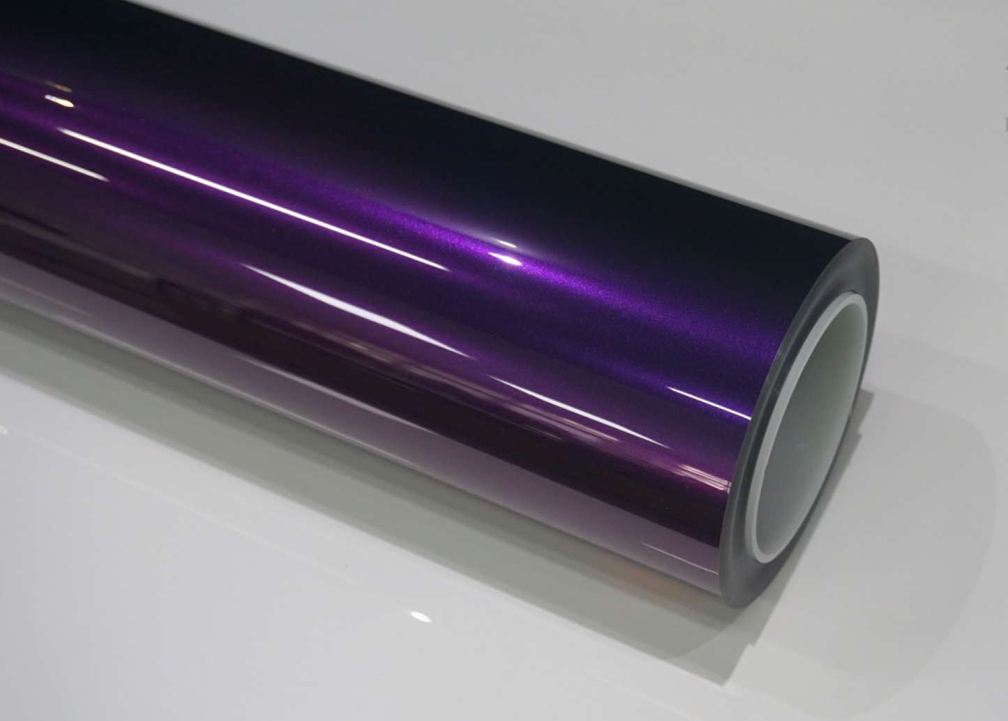 Bright Black Purple Car Wrap | Vinyl & TPU Film