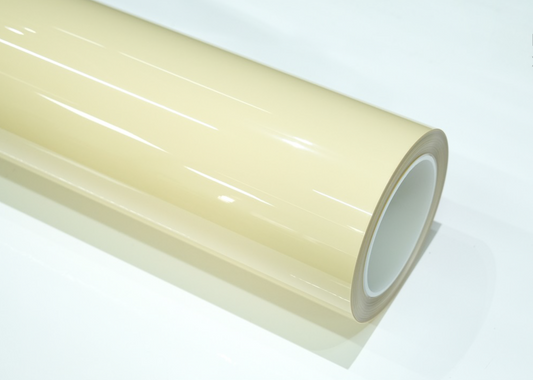 Cream Yellow Car Wrap | Vinyl & TPU Film