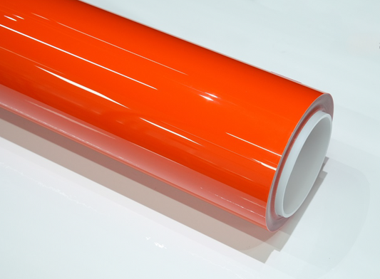 Crystal Orange Red Car Wrap | Vinyl & TPU Film