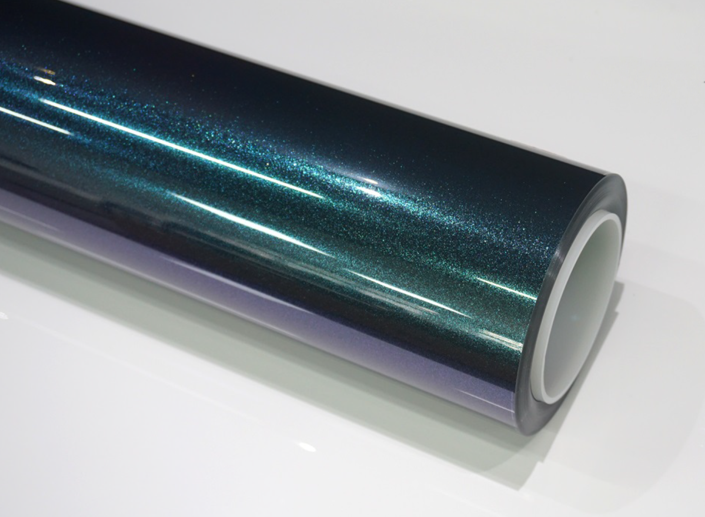 Diamond Aurora Green Car Wrap | Vinyl & TPU Film