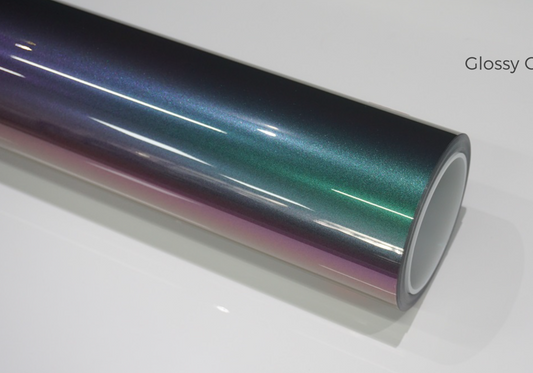 Glossy Grass Green Red Car Wrap | Vinyl & TPU Film