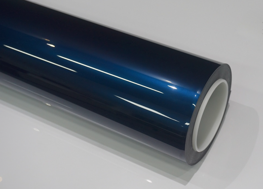 Liquid Metal Blue Car Wrap | Vinyl & TPU Film