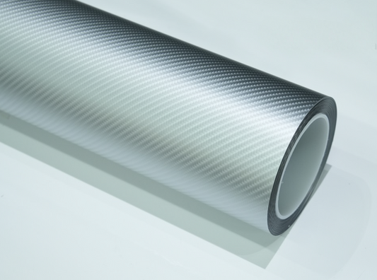 Matte Optical Carbon Fiber Silver Car Wrap | Vinyl & TPU Film