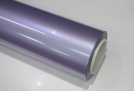 Metallic Crystal Silver Phantom Purple Car Wrap | Vinyl & TPU Film