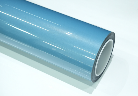 Metallic Ice Blue Car Wrap | Vinyl & TPU Film