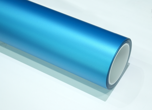 Satin Tunisian Blue Car Wrap | Vinyl & TPU Film